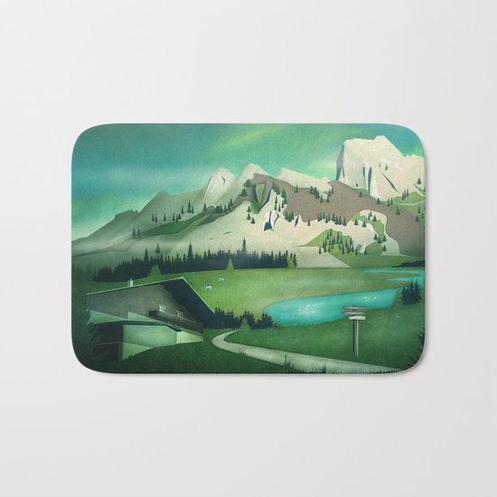 Alpine Enchantment Bath Mat