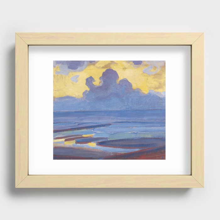 art by piet mondrian Recessed Framed Print