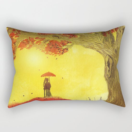 Track 29: In Red Rectangular Pillow