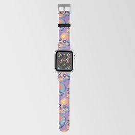 Pattern pop art skull colorful artsy Apple Watch Band