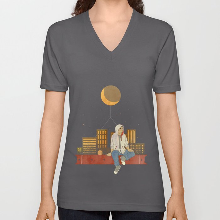 The Stars Above The Ones Under My Feet V Neck T Shirt