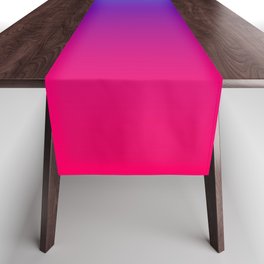 Aqua Violet Hot Pink Gradient Table Runner