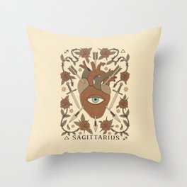 Sagittarius, The Archer Throw Pillow