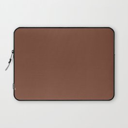 Chestnut Bulbul Brown Laptop Sleeve