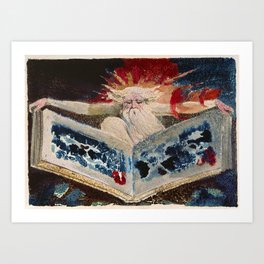Art by William Blake from "The First Book of Urizen" (1796) Art Print