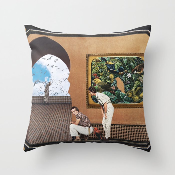 one flew out of the cuckoo's nest Throw Pillow