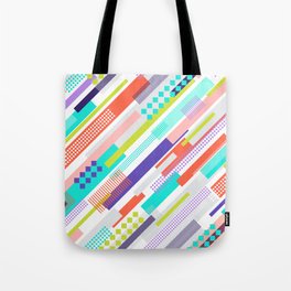 Pop stripes Tote Bag