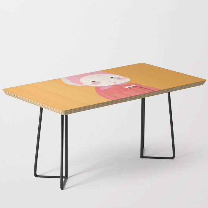 Cute Old Woman Coffee Table By Endlesstears