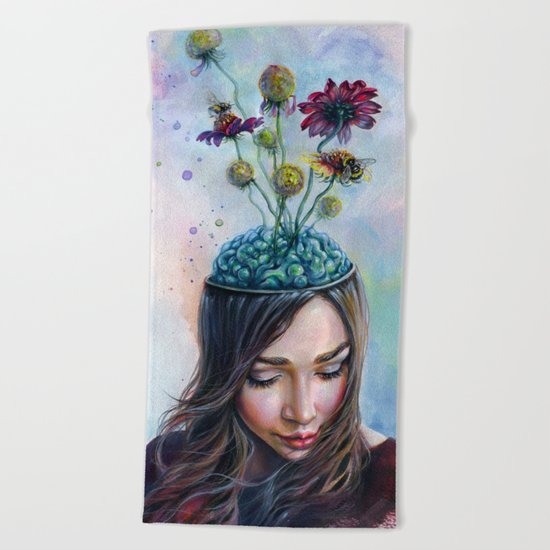 Pollination Beach Towel