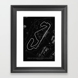 Circuit de Barcelona-Catalunya Framed Art Print