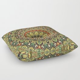 Flower Of Life Mandala (Mystic's Charm) Floor Pillow