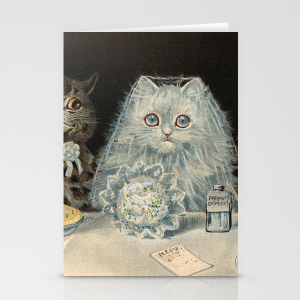 Mellin's Food Biscuits by Louis Wain Stationery Cards