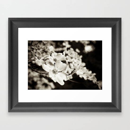 Close Encounter - B&W version Framed Art Print