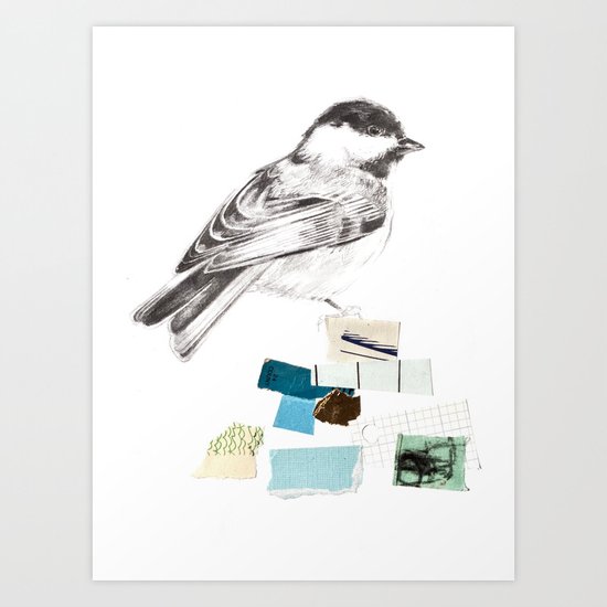 Blue Bird Art Print