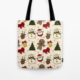 Christmas Pattern Tote Bag