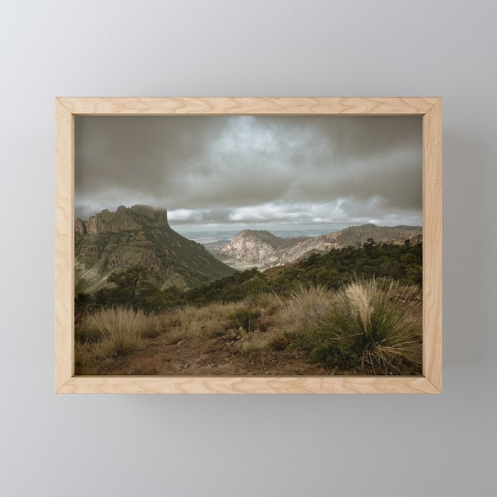 Big Bend Mountain Texas View Framed Mini Art Print