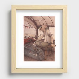 The King of the Road Recessed Framed Print