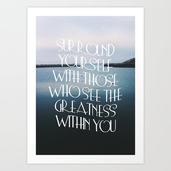 Greatness Art Print