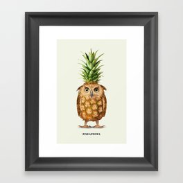 Pineappowl Framed Art Print