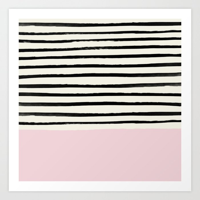 Bubblegum x Stripes Art Print