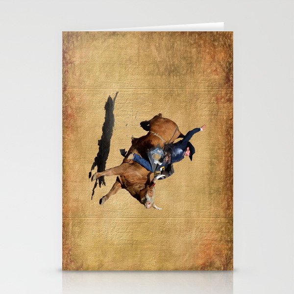 Bull Dust! - Rodeo Bull Riding Cowboy Stationery Cards
