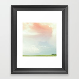 Cotton Candy Sky Framed Art Print