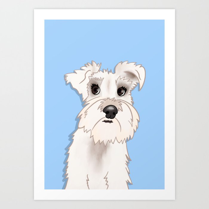 Schnauzer art deals prints