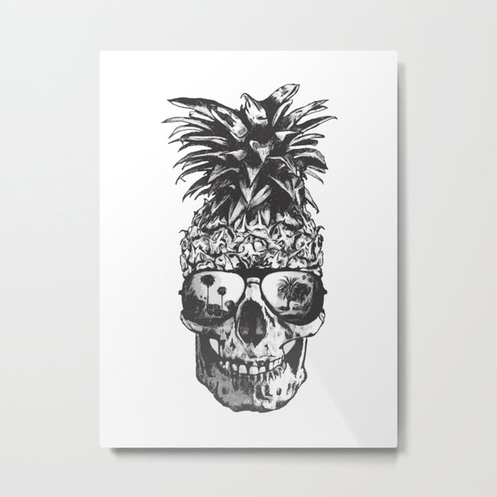Pineapple Skull Head Art Print by Original DNA Plus | Society6
