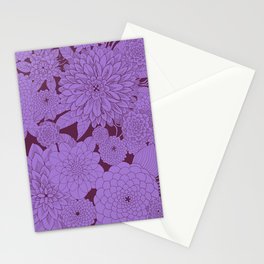 Maroon Sketch Stationery Cards