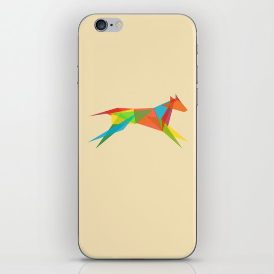 Fractal Geometric Dog iPhone Skin