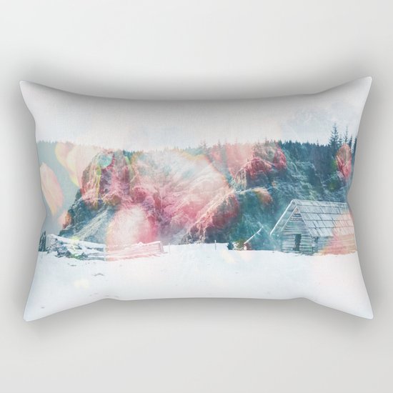 Winter Paint Rectangular Pillow