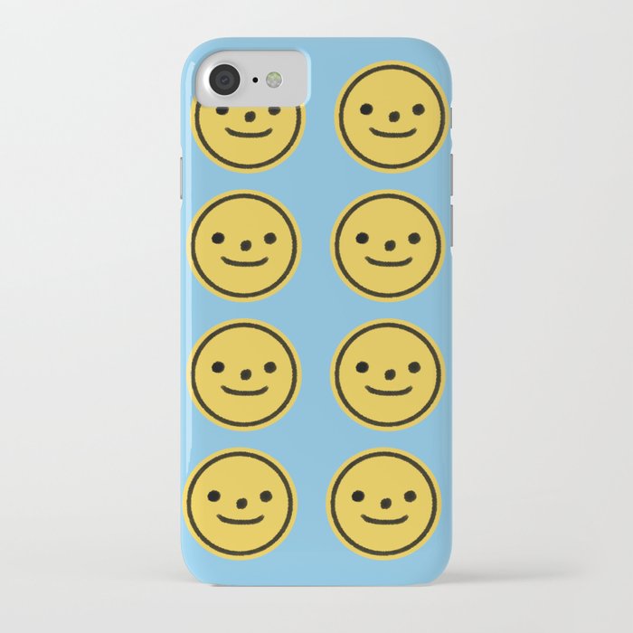 put on a happy face iPhone Case