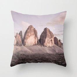 Dolomites Throw Pillow