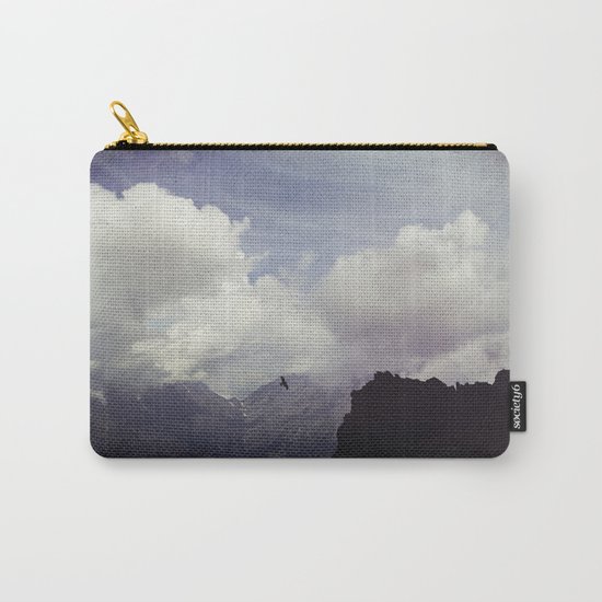 clouds over mountains Carry-All Pouch