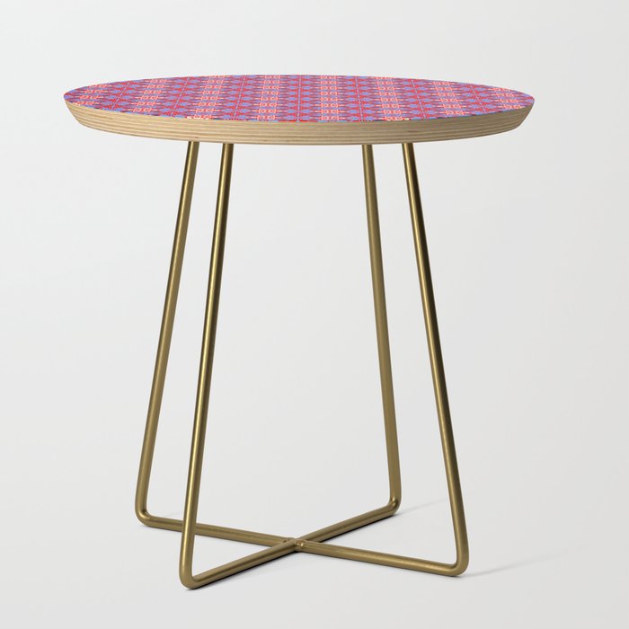 Cheerful Retro Modern Kitchen Tile Mini Pattern Side Table