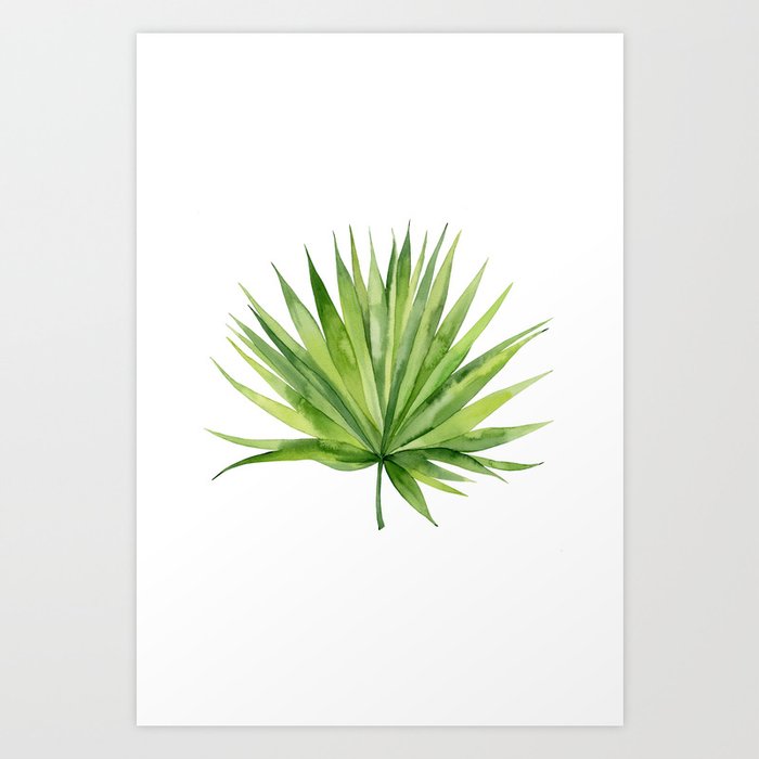 Discover the motif PALM LEAF by Art by ASolo as a print at TOPPOSTER