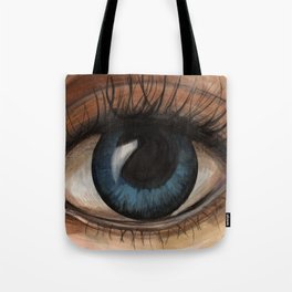 The Blue Eye - Hamsa - Nazar Boncuk  Tote Bag
