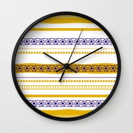 Print and pattern Wall Clock
