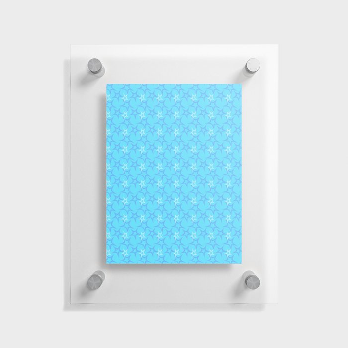 children's pattern-pantone color-solid color-light blue Floating Acrylic Print