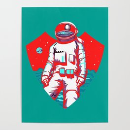 SpaceMan - Space Poster