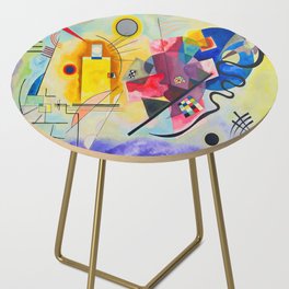 Wassily Kandinsky Yellow Red Blue Side Table