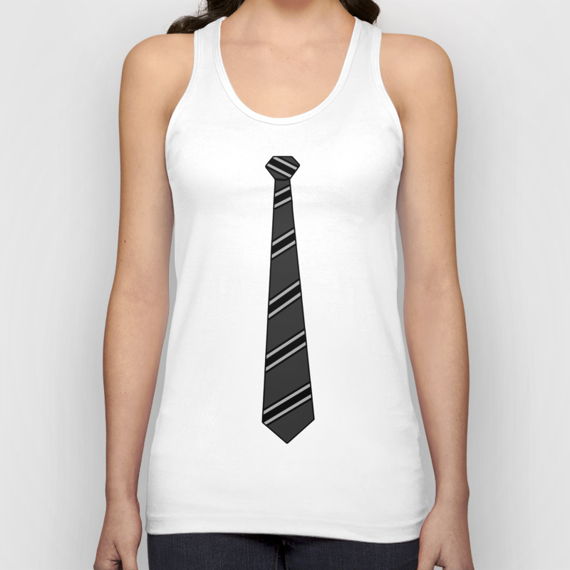 Business Casual Black Tie Unisex Tank Top By Jerrylambert Society6