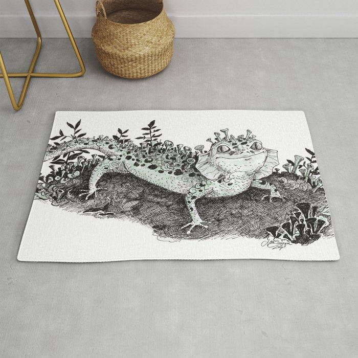 Lichen Lizard Rug