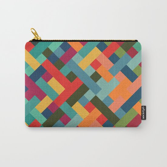 Weave Pattern Carry-All Pouch