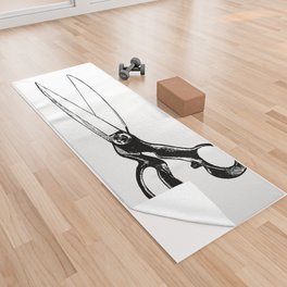 Scissors Yoga Towel