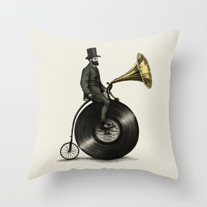 Music Man Throw Pillow