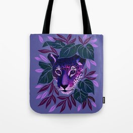 Very Peri Panther Tote Bag