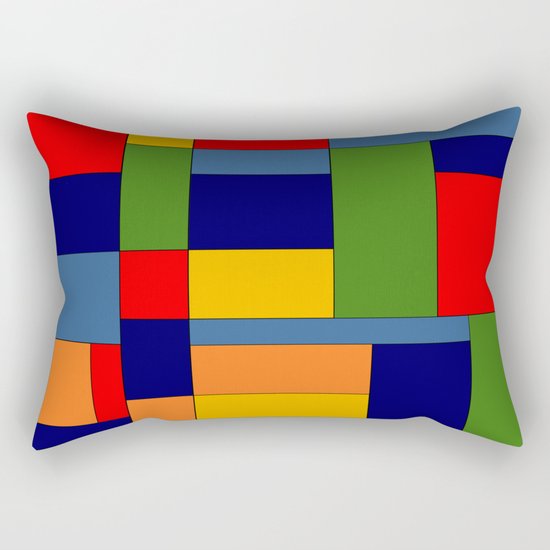 Abstract #348 Rectangular Pillow