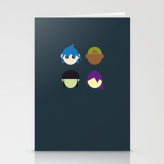 Famous Capsules - Gorillaz Stationery Cards