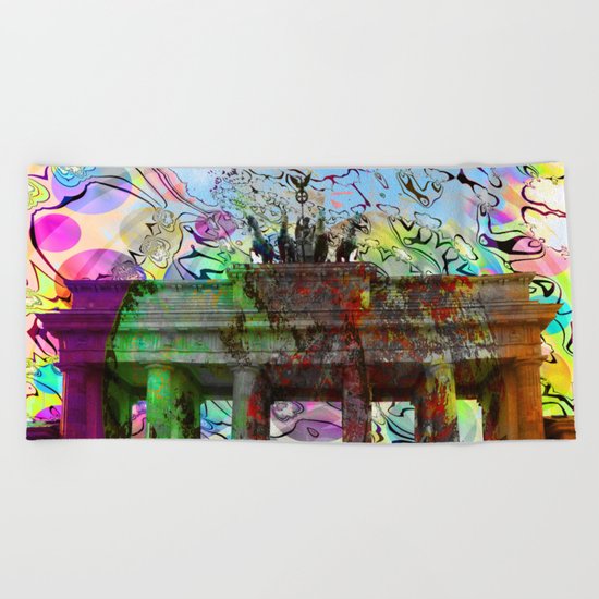 Brandenburger Tor, Berlin, Germany III Beach Towel